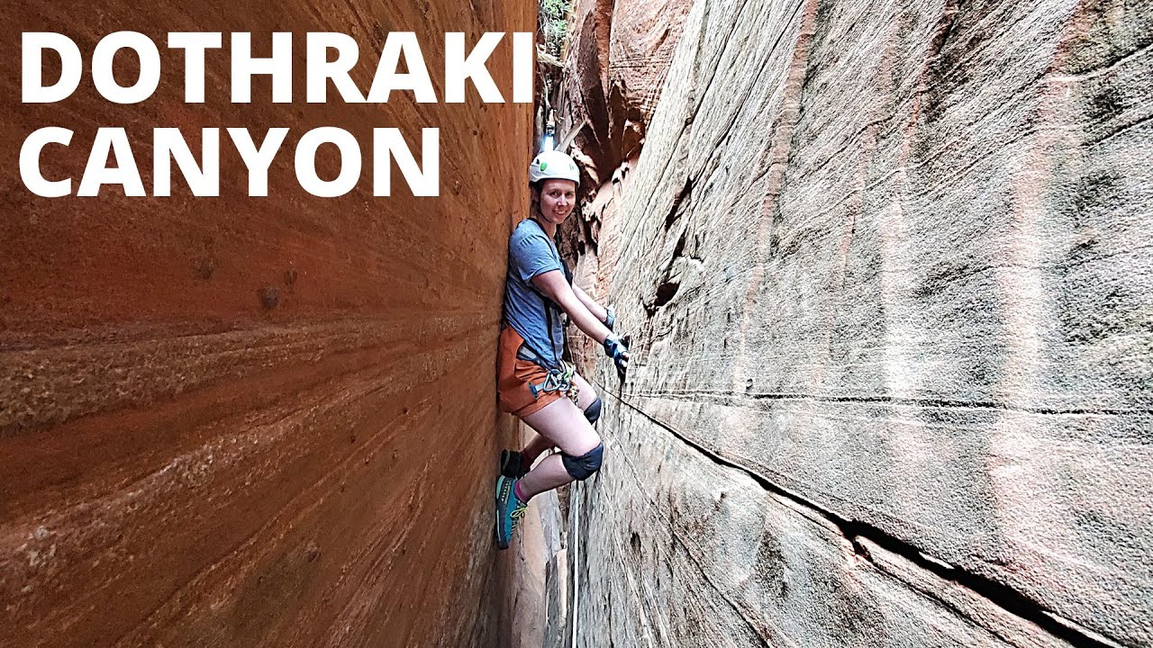 Canyoneering Dothraki Canyon, Water Canyon Approach, Canaan Mountain Wilderness, Utah