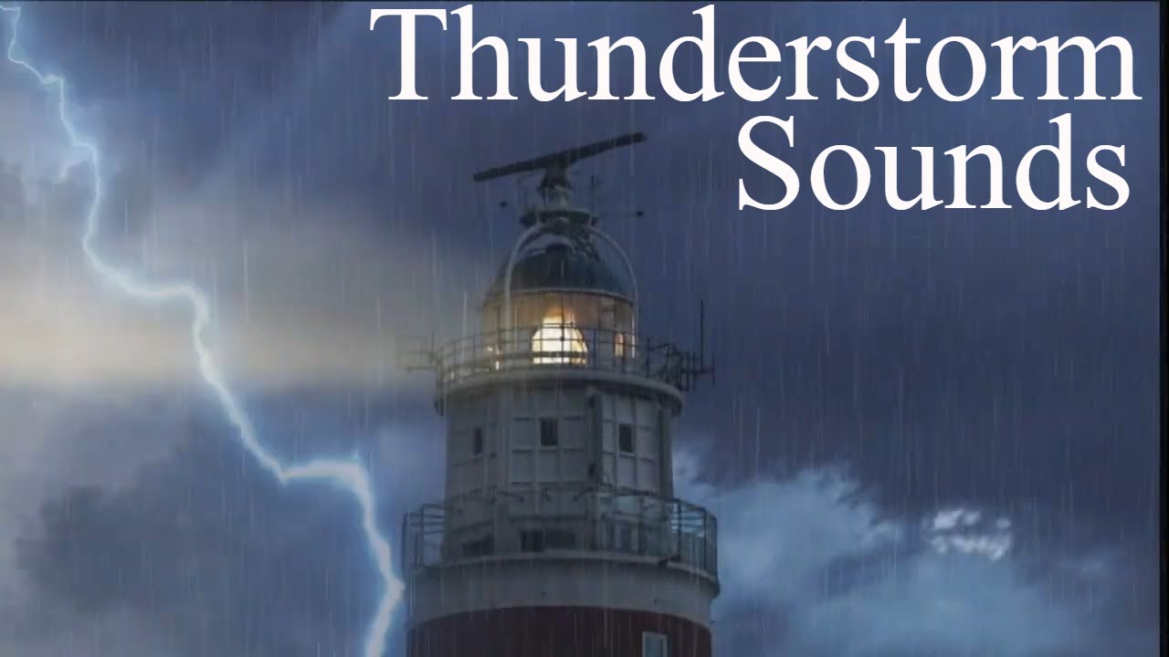 Sleep in a Lighthouse | Lighthouse ASMR Ambience | Storm, Rain, Ocean Sleep Sounds