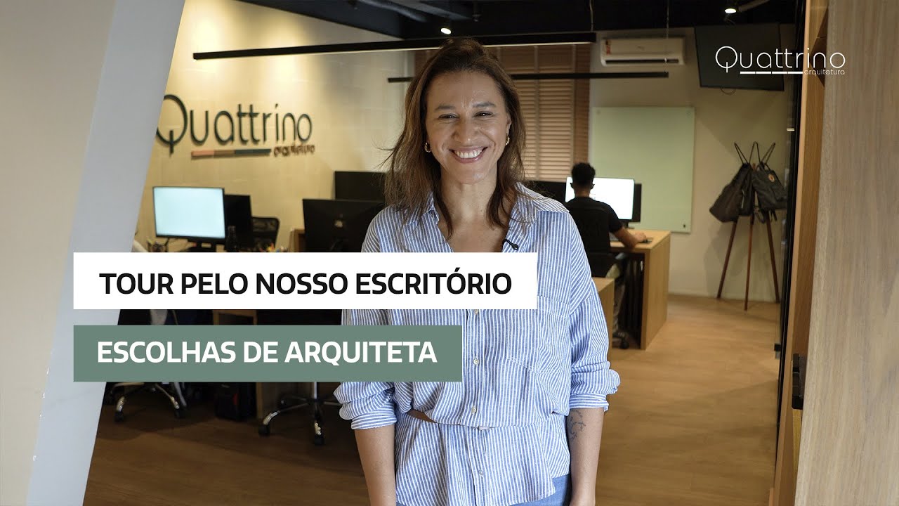 Tour pelo escritório da Quattrino | Arquitetura, história e bastidores reais