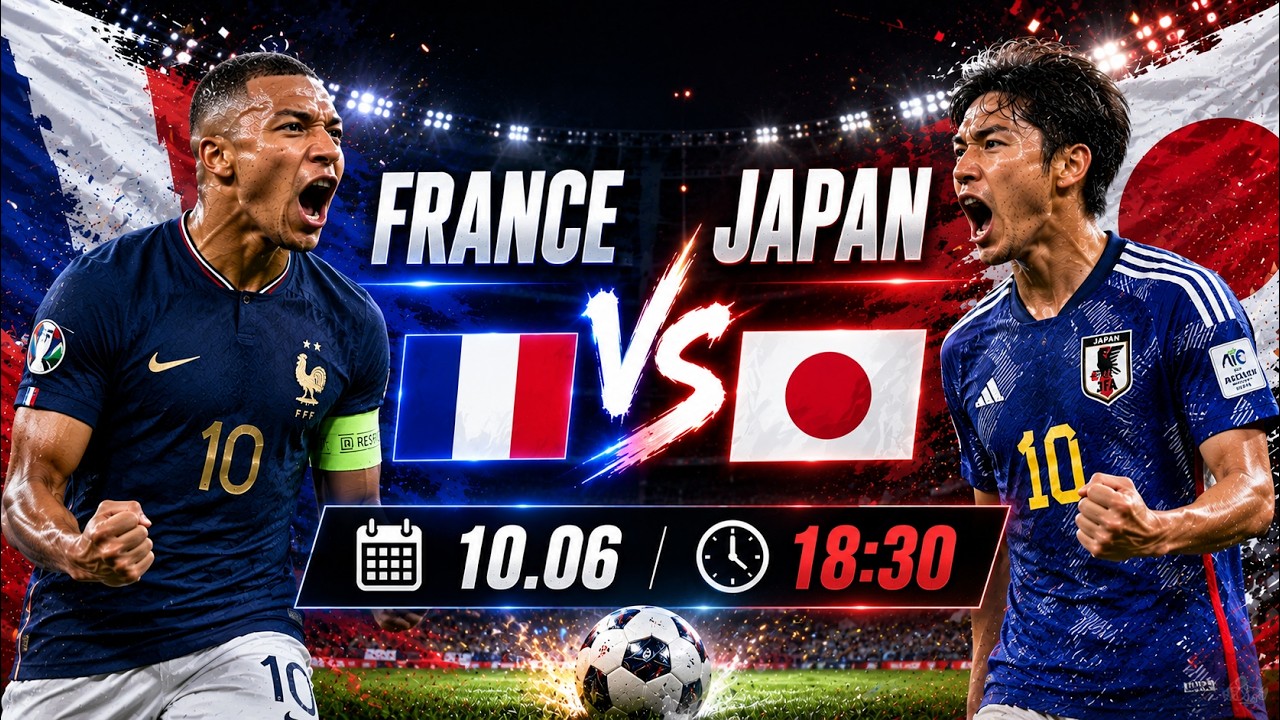 🔴 France vs Japan | Europe vs Asia Clash &ndash; Les Bleus or Blue Samurai Prevail?