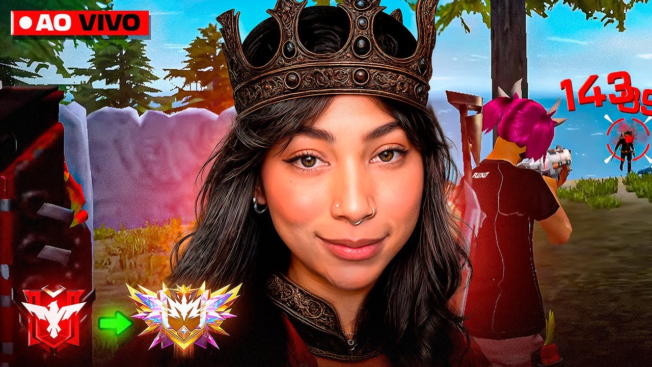 AMASSANDO DESAFIANTES!! 🔴 A MELHOR JOGADORA DE FF 🔴 RANQUEADA COM INSCRITOS 🔴  RAFAX AO VIVO