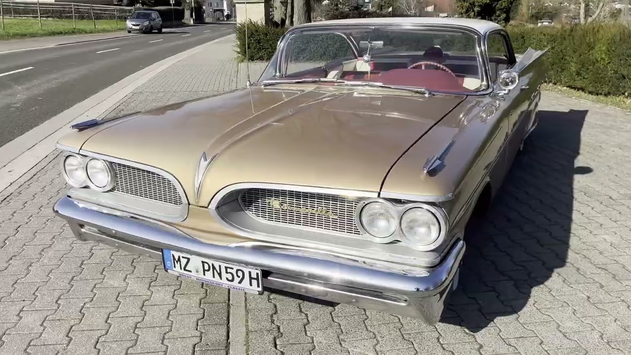 Pontiac Bonneville Coupe (1959) - Walkaround, Interior & Engine