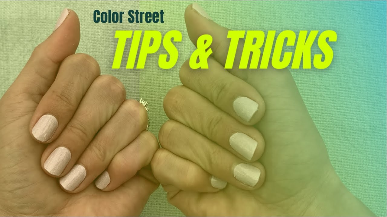How To APPLY Nail Polish Strips - Tips to making Color Street application QUICK and EASY!