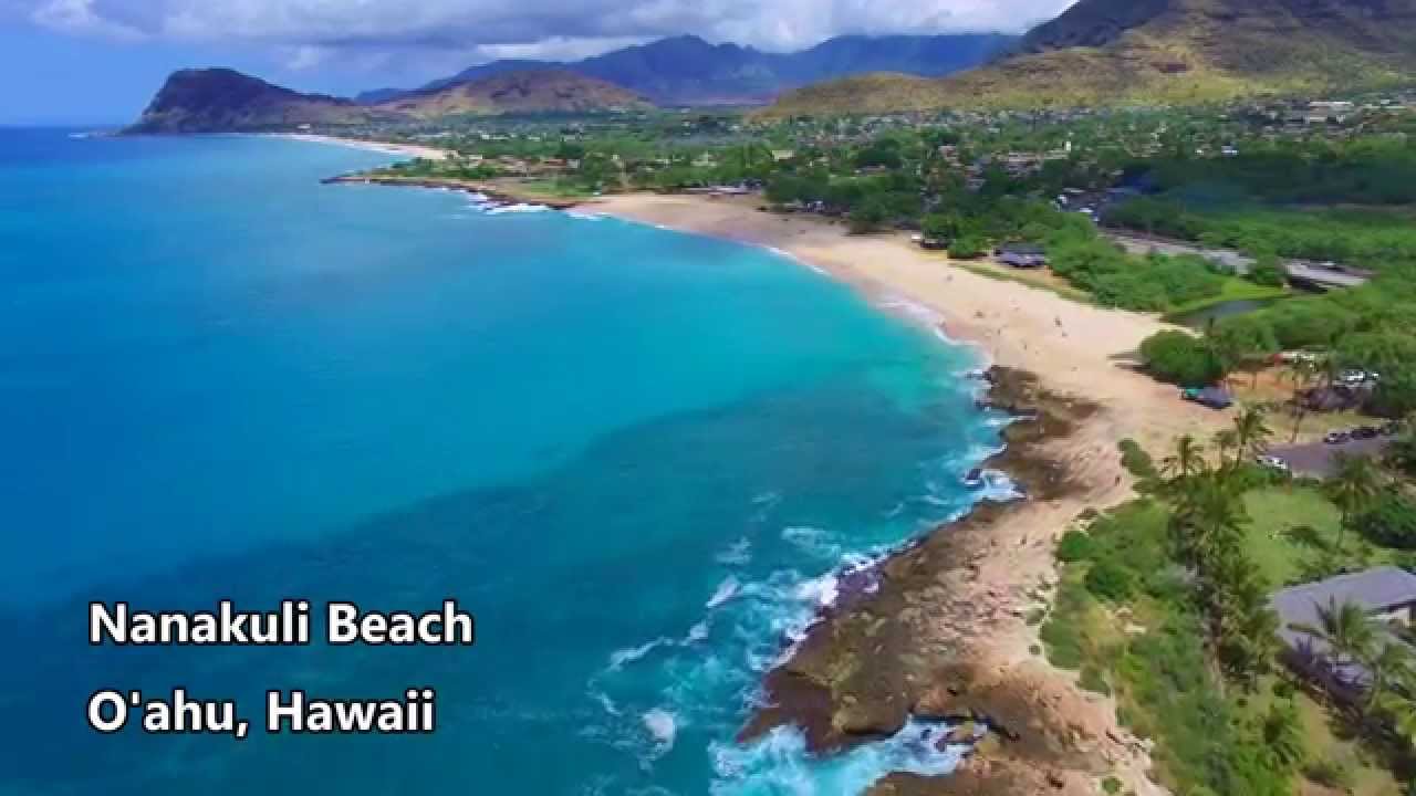 Oahu, Hawaii 4k Drone: Waimea Jumping Rock/Lanikai/Nanakuli