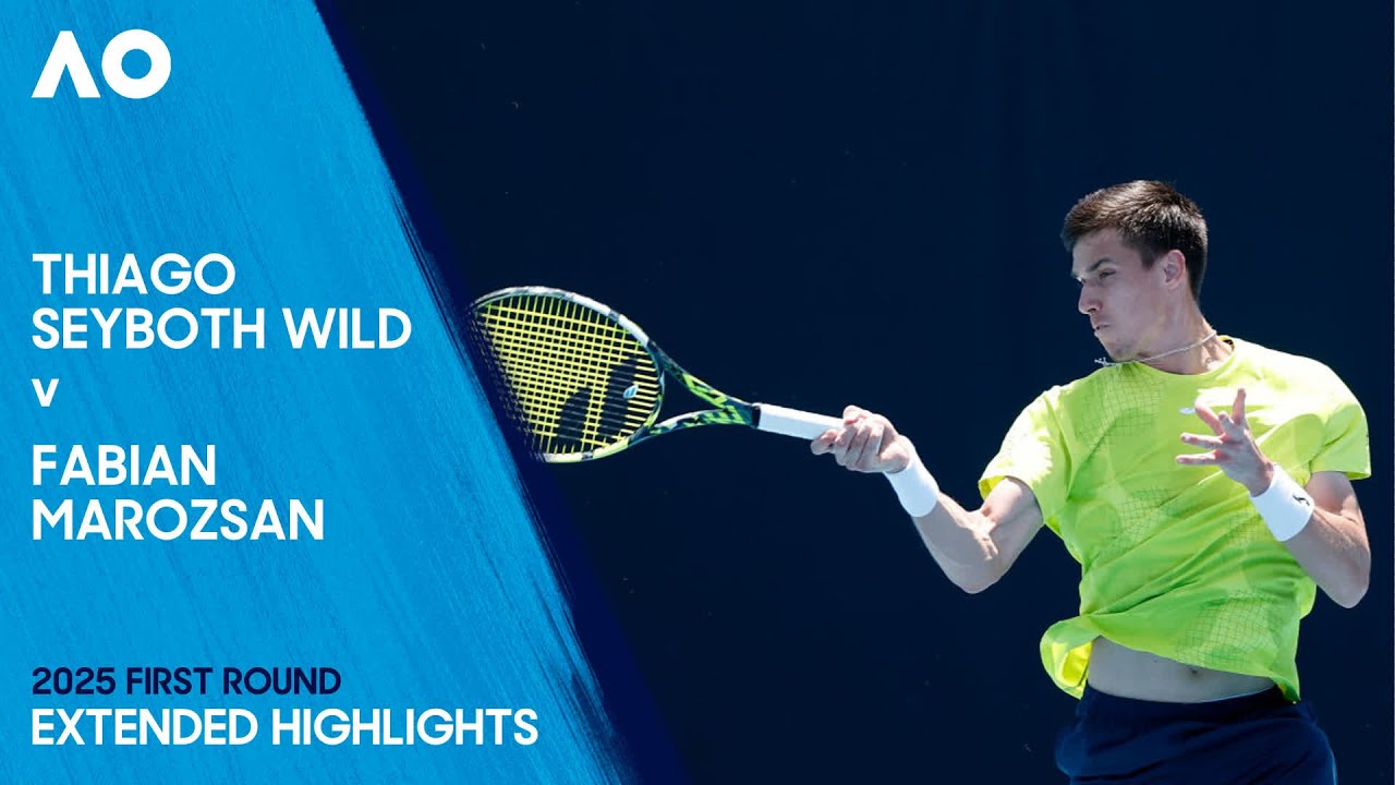 Thiago Seyboth Wild v Fabian Marozsan Extended Highlights | Australian Open 2025 First Round