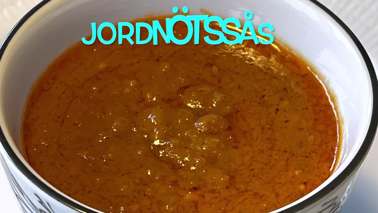 Jordnötssås