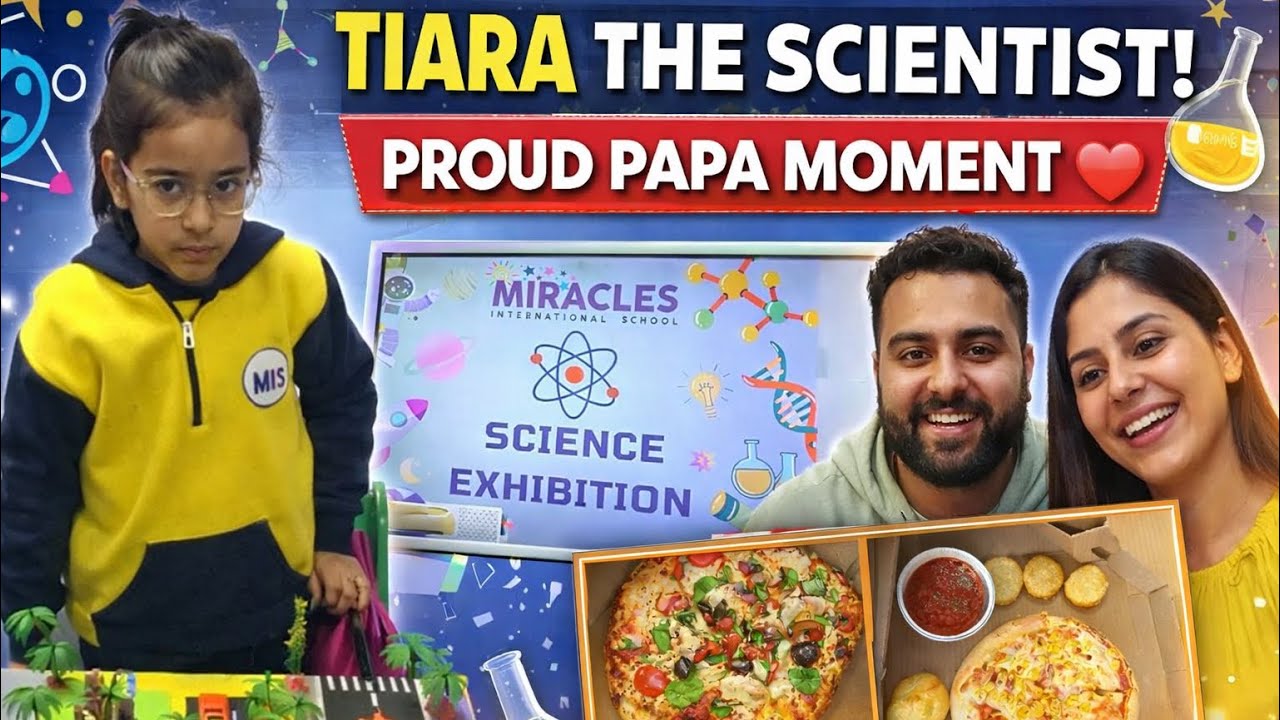 Proud Parents at Science Exhibition | Tiara’s Big Day 🎉
