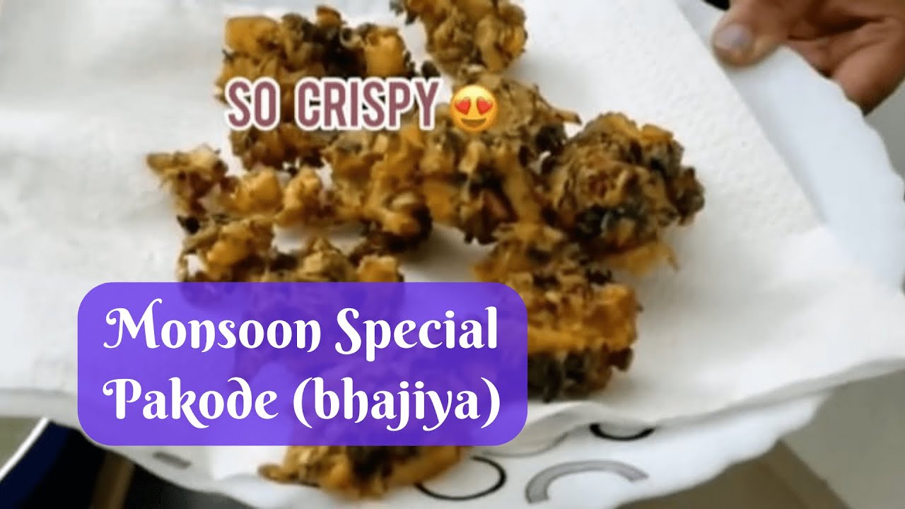 Monsoon Special Pakode (Bhajiya) Recipe 🌧️✨ | Crispy & Delicious Snack