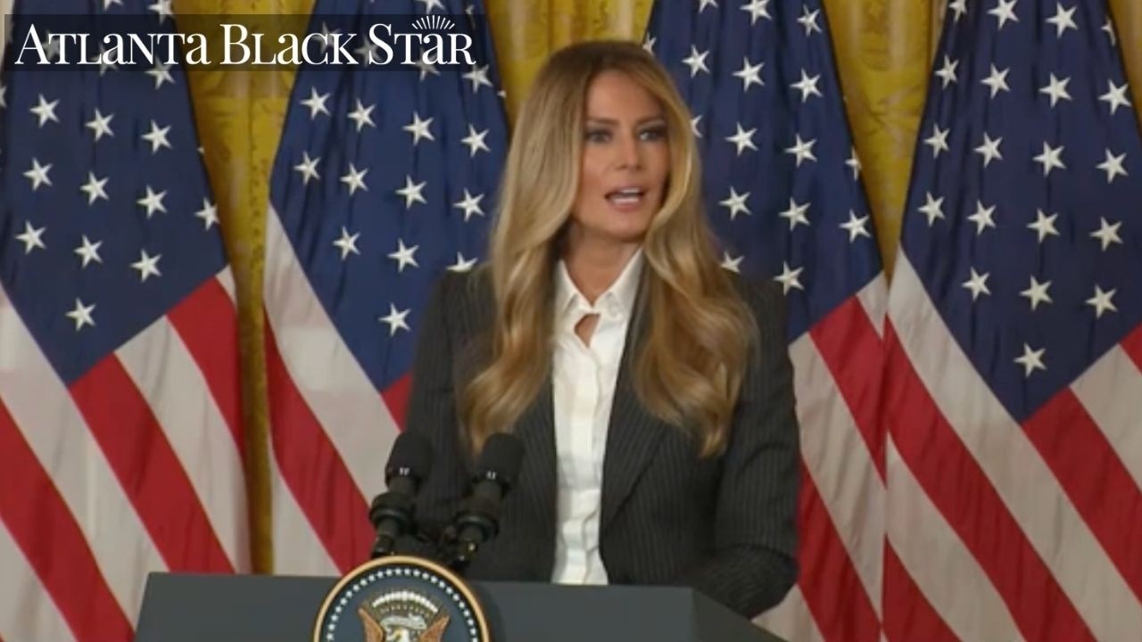 Первая леди Мелания Трамп принимает победителей президентского конкурса по ИИ в Белом доме