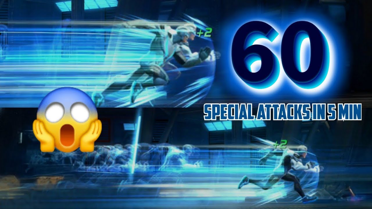This guy can do 60 special attacks in just 5 minutes! It's insane!