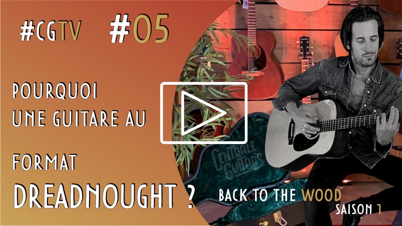 FORMAT DE GUITARE ACOUSTIQUE DREADNOUGHT