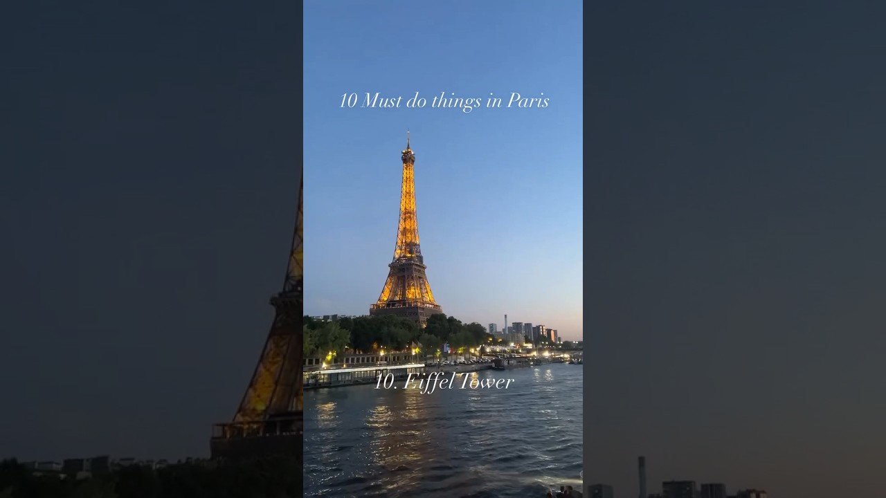 10 Must do things in Paris 🗼#thingstodoinparis #paris #parismonamour #parisfranceofficial #shorts