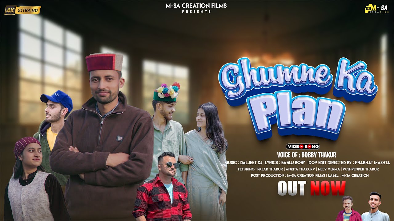Latest phari song 2025 | Ghumne Ka Plan | Bobby Thakur | Music daljeet | Directed by Prabhat Mashta