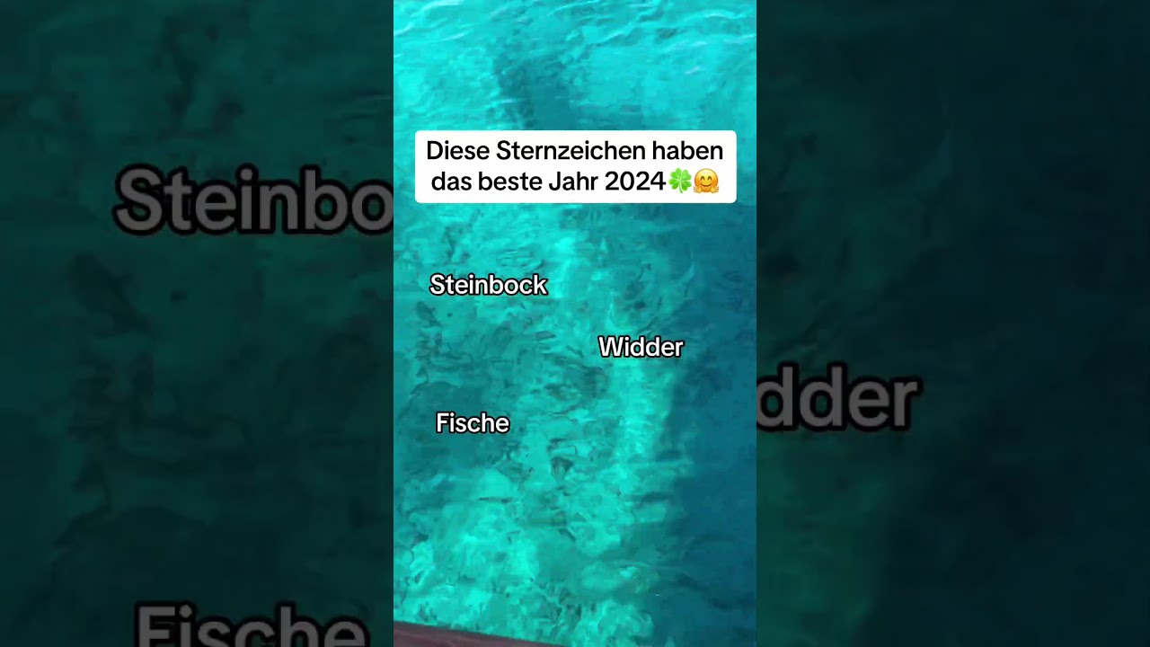Diese Sternzeichen haben das beste Jahr 2024🍀🤗 #sternzeichen #orakel #horoskop #astrologie #viral