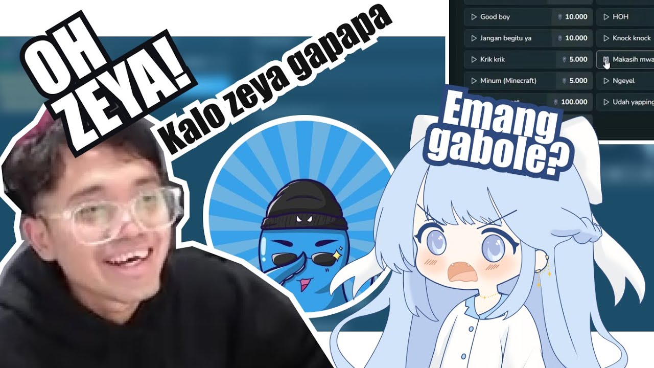 OH ZEYA! 🗣️Bang Al Ngegombalin Zeya 💩 Zeya setting soundboard Tako | Naplive x Zeya Haize [Clip]