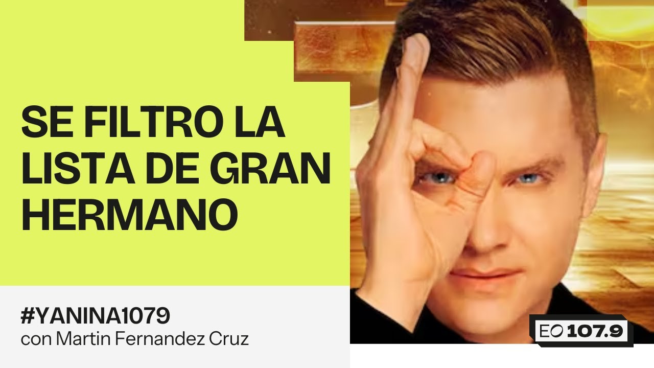 ¡FILTRADOS! 👁️ Los FAMOSOS confirmados para GRAN HERMANO: GENERACIÓN DORADA | #Yanina1079