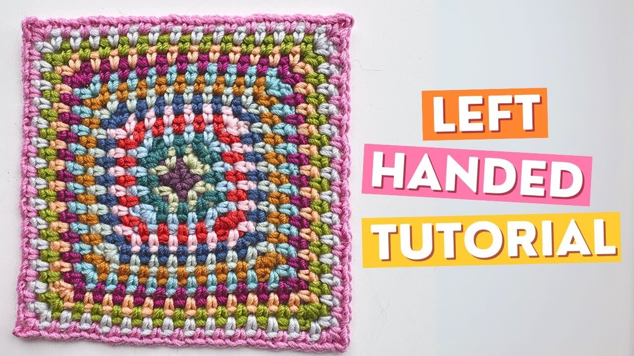 LEFT HANDED Moss / Linen Stitch Square Tutorial For Beginners
