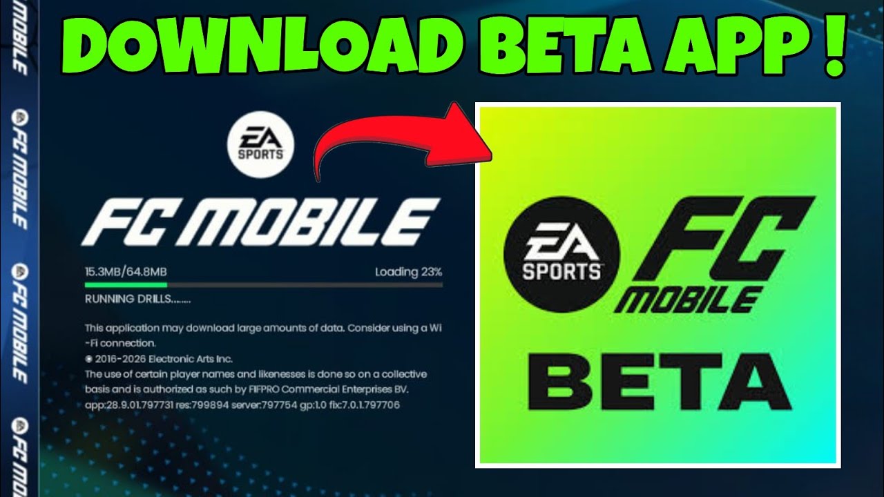 КАК СКАЧАТЬ НОВУЮ БЕТА-ВЕРСИЮ EA FC FIFA MOBILE 26 С ОБНОВЛЕНИЕМ ИГРОВЫХ ПЛАНОВ APK В ЛЮБОЙ СТРАНЕ