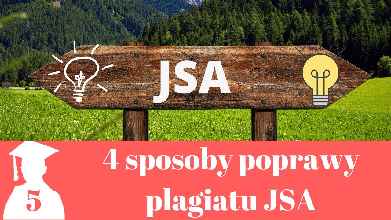 4 sposoby poprawy plagiatu JSA