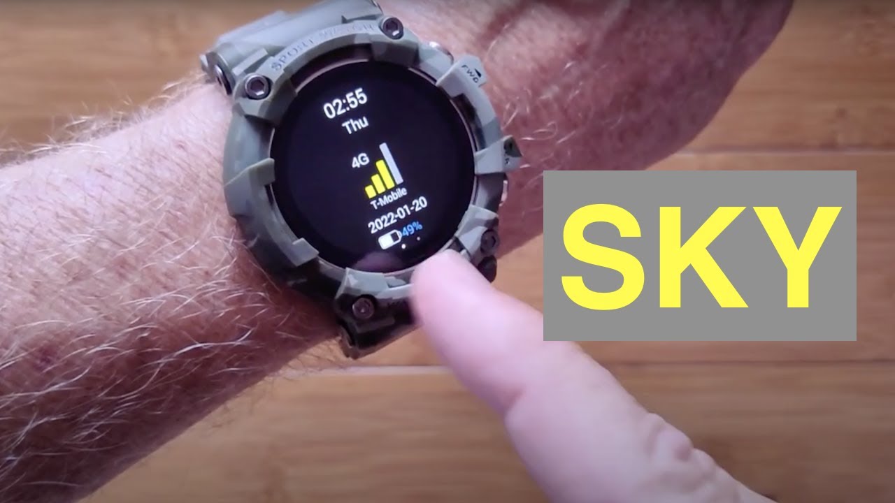 LOKMAT SKY 3ATM Waterproof Camera Music Storage SIM Calling Ruggedized Smartwatch: Unbox & 1st Look