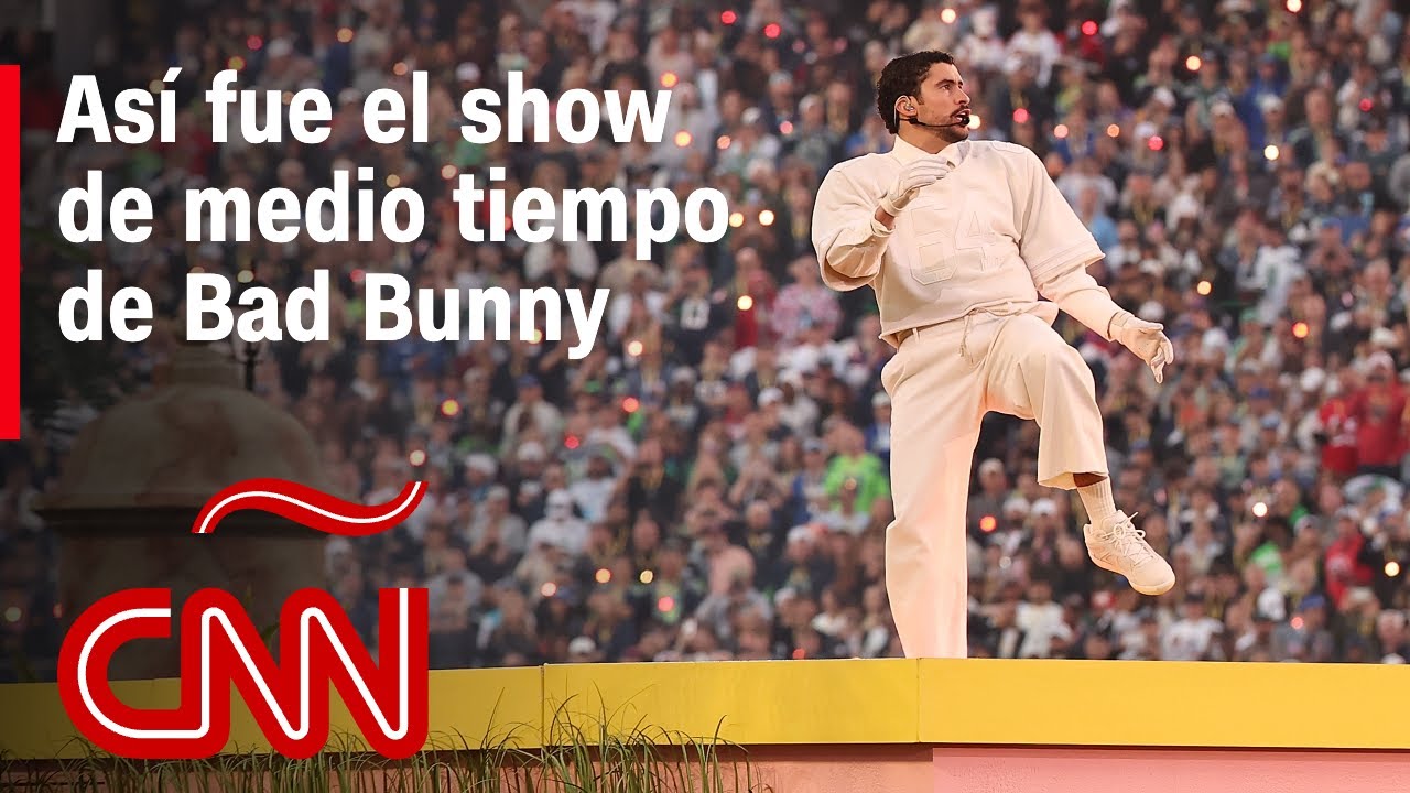 Bad Bunny ofreció una actuación teatral y festiva en el Super Bowl LX