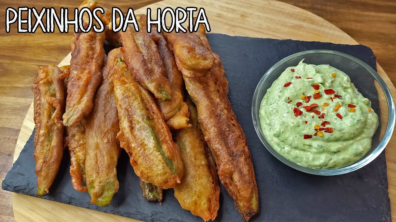 Como Fazer Peixinhos da Horta Perfeitos e Maionese de Salsa Caseira