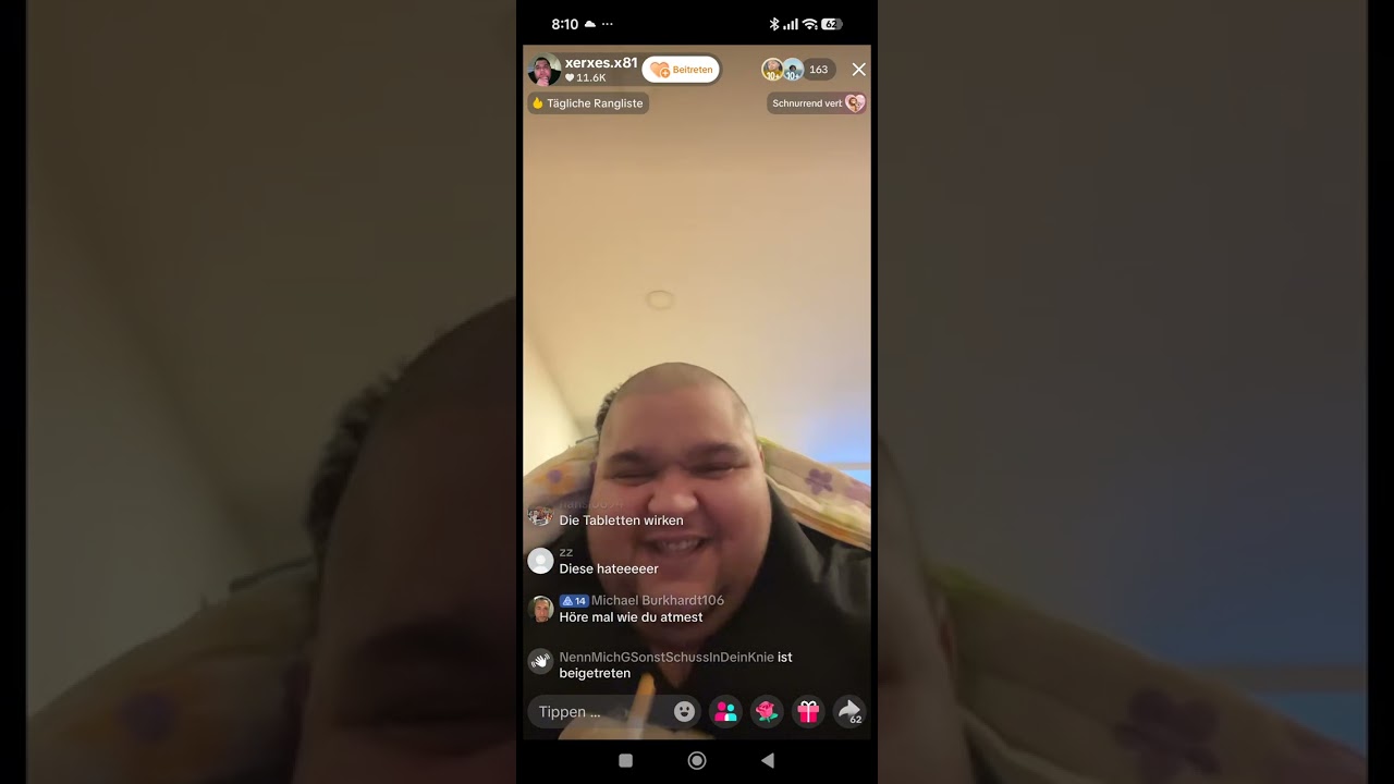 TikTok Psychose - Neuer Charakter: Xerxes.x81  Erster Versuch in der Psychiatrie anzurufen.