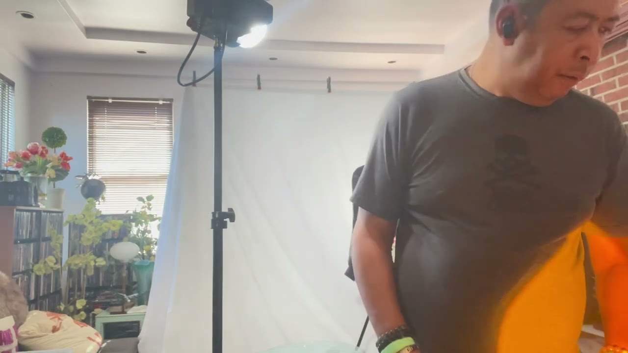BTS: Shooting product at home with a simple set up. 