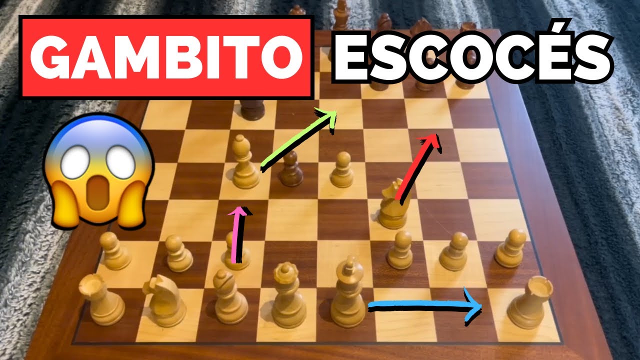 GANA 9/10 PARTIDAS con el GAMBITO ESCOCÉS💥😱