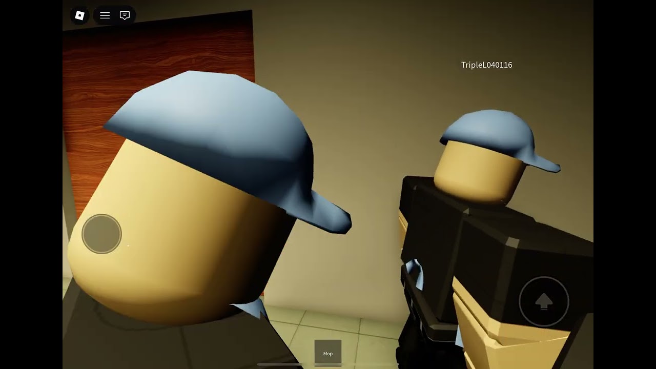 A SCARY person came in Roblox