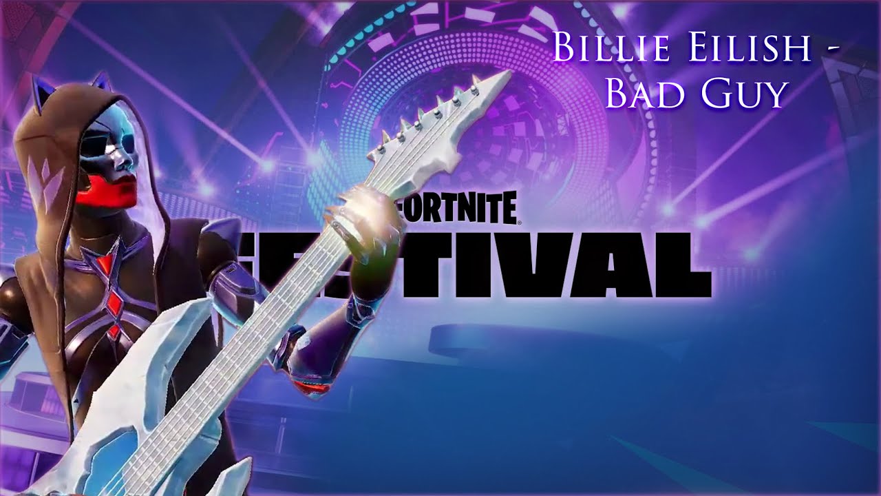 Billie Eilish  - Bad Gay (Full Band 100%). Fortnite Festival main stage. Фортнайт Фестиваль.