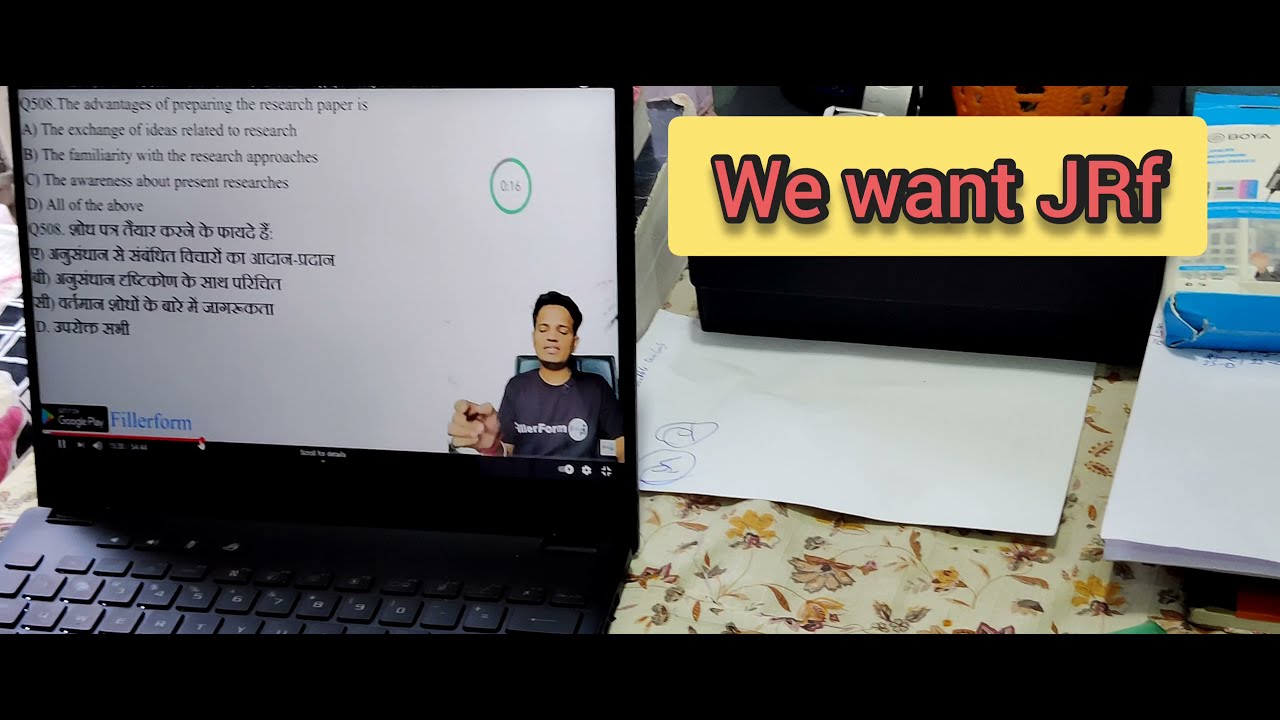 We want JRF | #jrf #net #fillerform #jitendragoswami UGC NET exam date