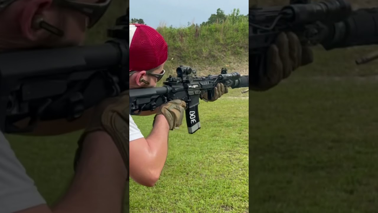 SUPPRESSIVE FIRE DRILL WITH FAST GLOCK TRANSITION AND MOVEMENT