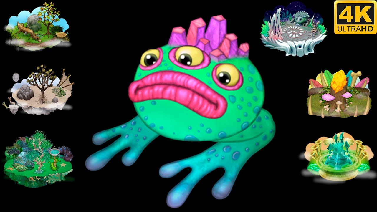 Fwog - All Islands (Sound and Animation) 4k