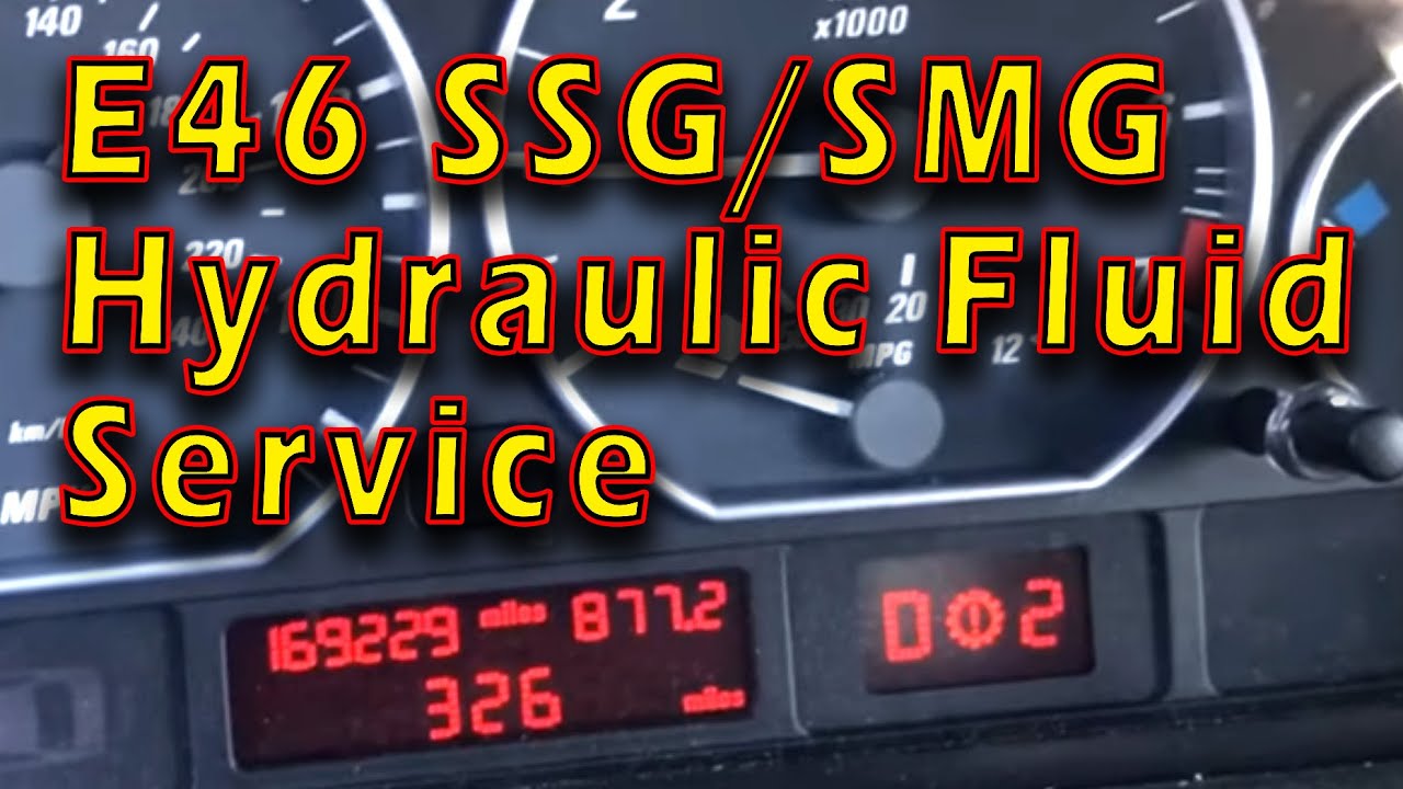 BMW 2004 e46 330ci SSG SMG Transmission COG error troubleshooting. Adding fluid / test drive.
