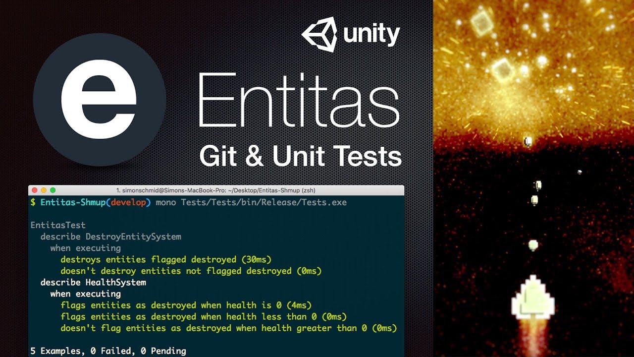 Entitas ECS Unity Tutorial - Git & Unit Tests