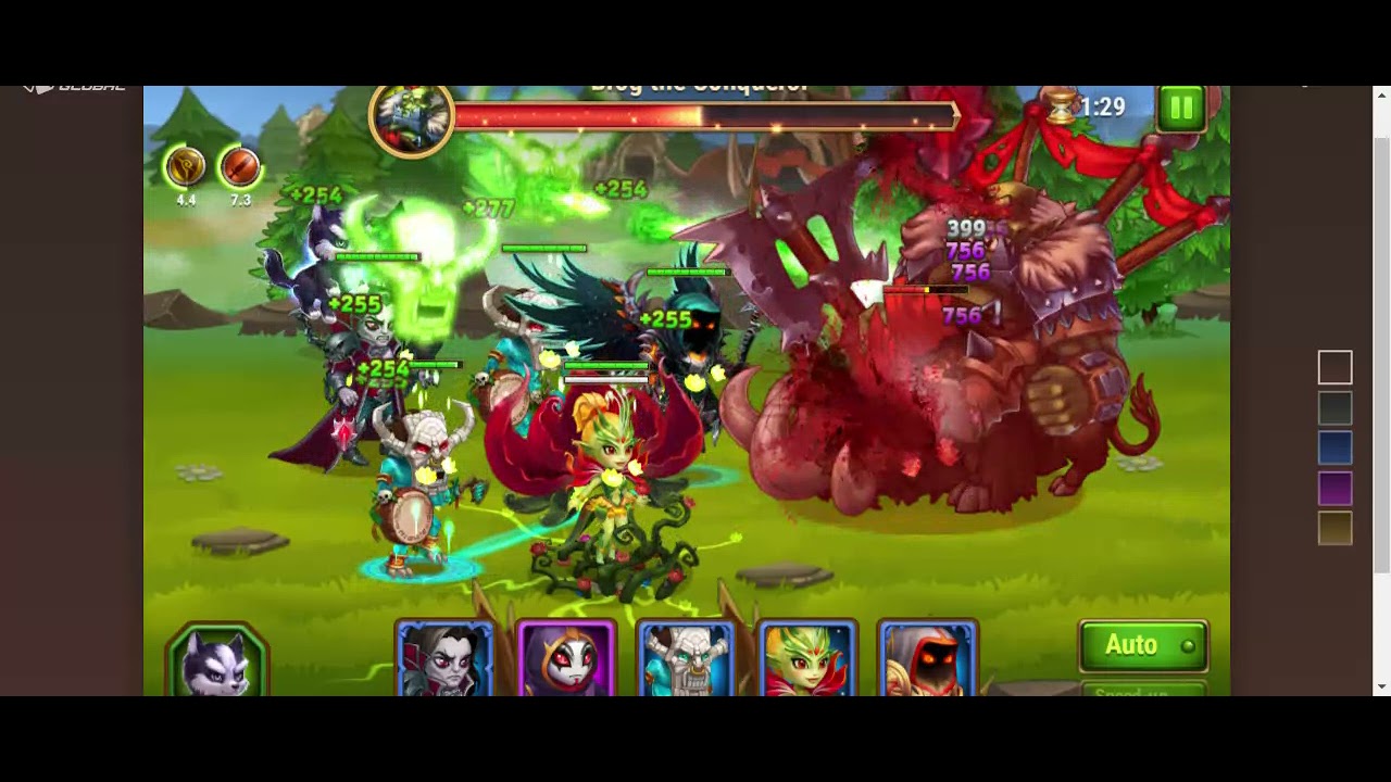 Hero Wars - Defeating Brog The Conqueror in Outland