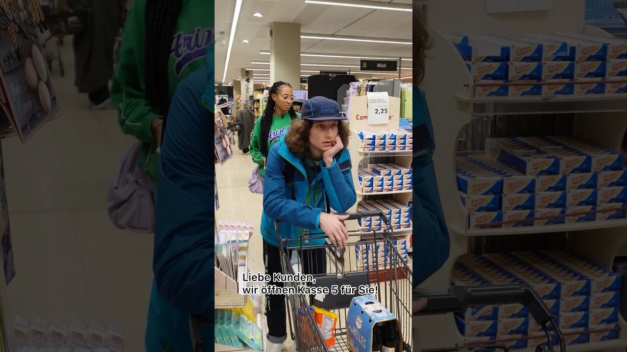 Grocery Shopping In Germany Be Like!😂🇩🇪🇺🇸 #german #germany #comedy