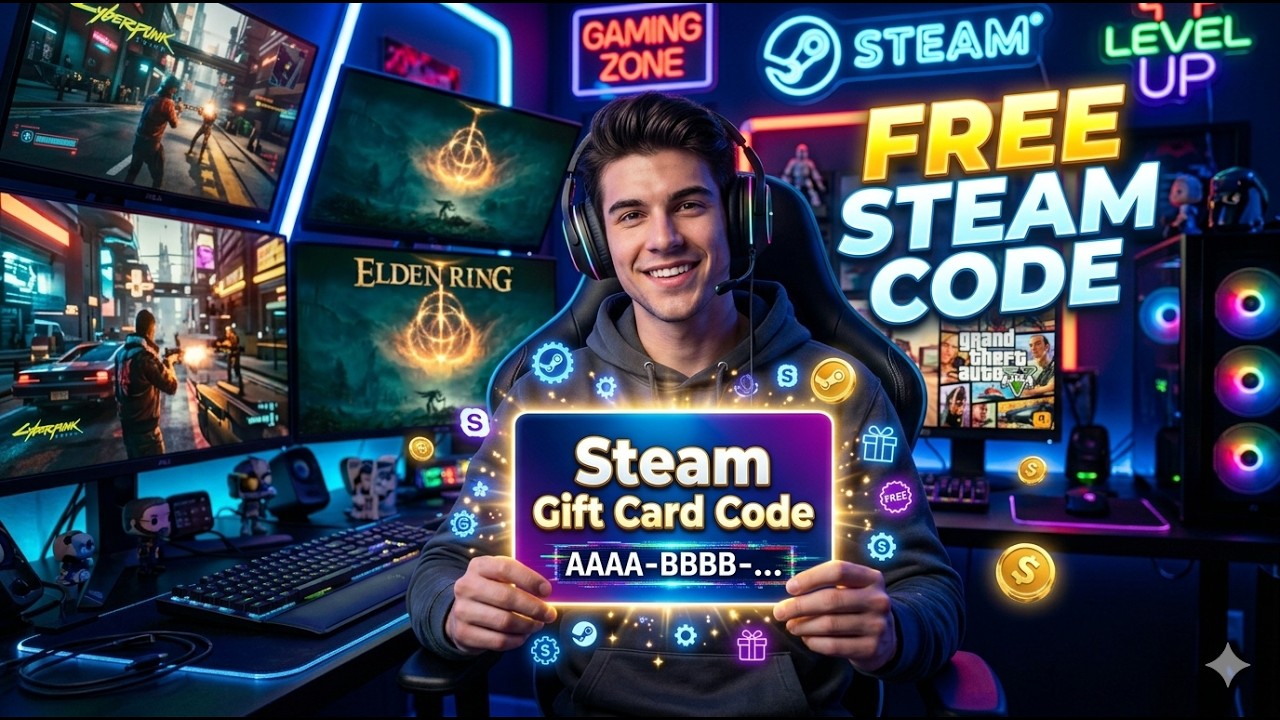 How I Get FREE Steam Gift Cards Every Month in 2026 #SteamGiftCard
