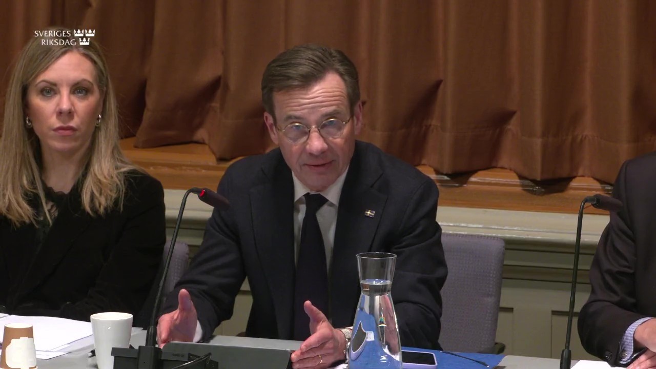 Öppet sammanträde i EU nämnden 10 februari 2026