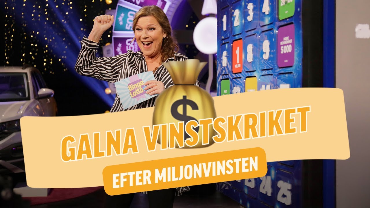 Årets gladaste vinnare i BingoLotto?
