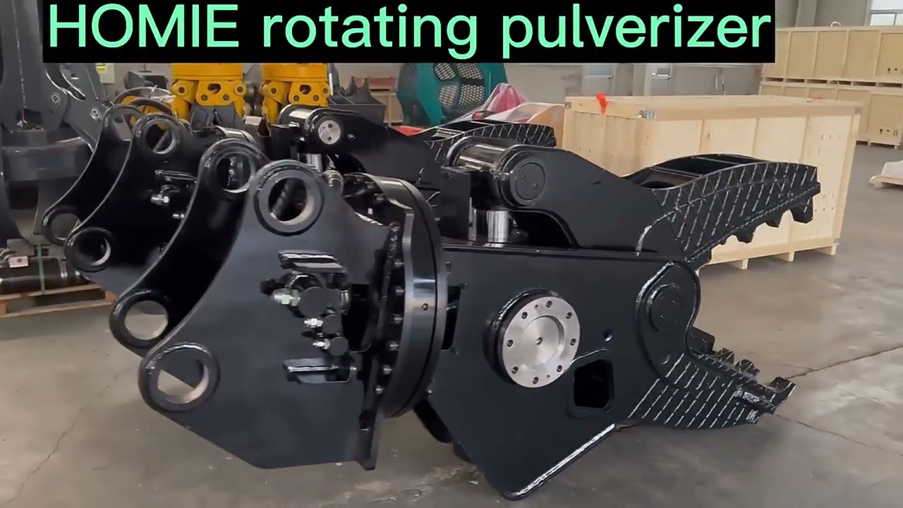 HOMIE Rotating Pulverizer: Efficient Concrete Crushing&Demolition