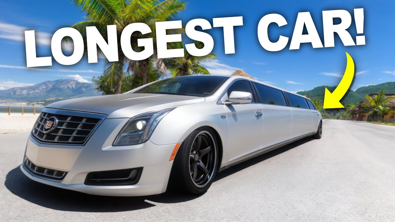 I drove the LONGEST car in Forza...