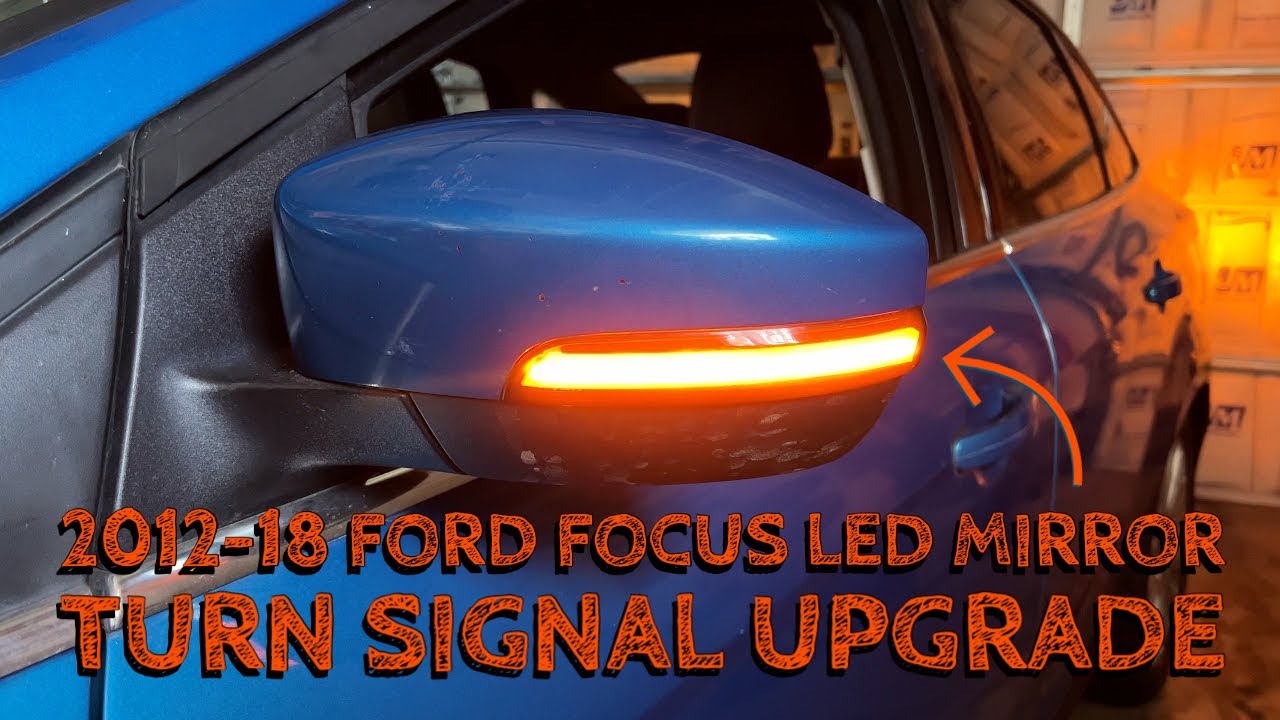 Обновление светодиодных указателей поворота для зеркал Ford Focus Sequential