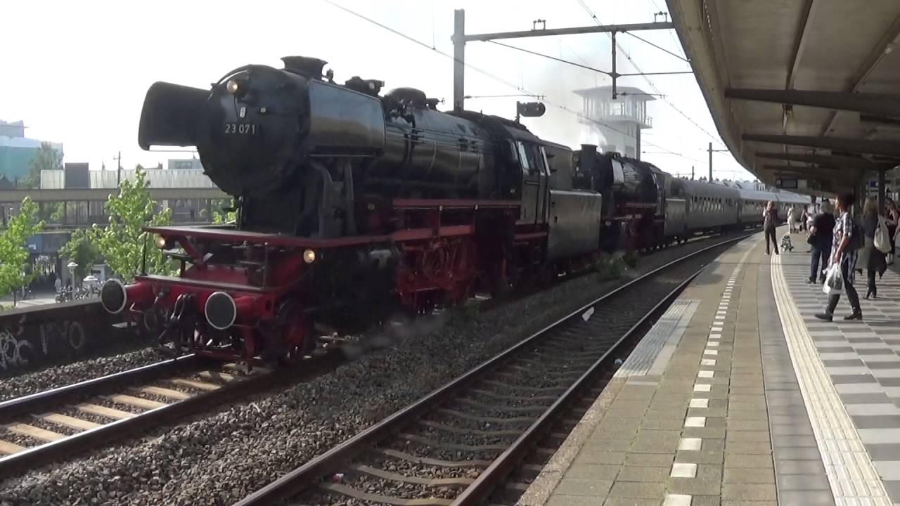 Asdm.  Stoomtrein Westfalendampf terug Duitsland. 28-5-2016
