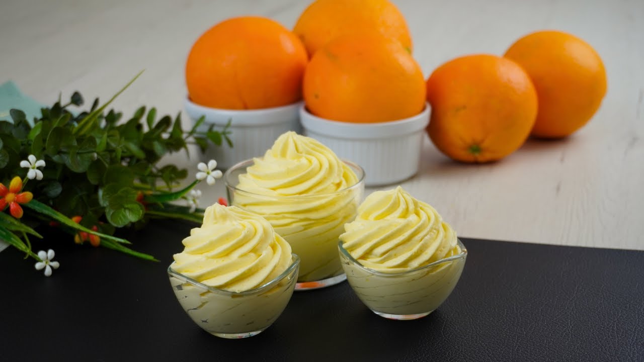 Вкусный апельсиновый крем для тортов, мороженого и капкейков | Легко и здорово