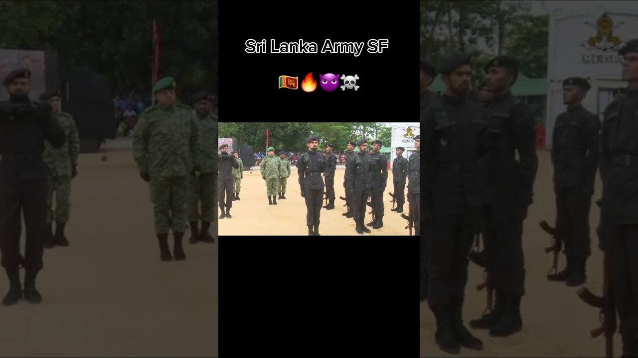 Sri Lanka Army SF 🇱🇰🔥👿☠️#military ##slarmy #srilankaarmy #srilankanarmy