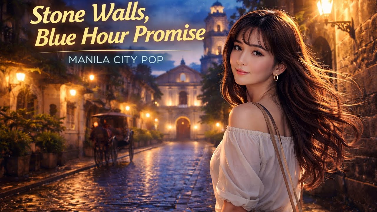 【マニラ シティポップ】Stone Walls, Blue Hour Promise / Manila Intramuros