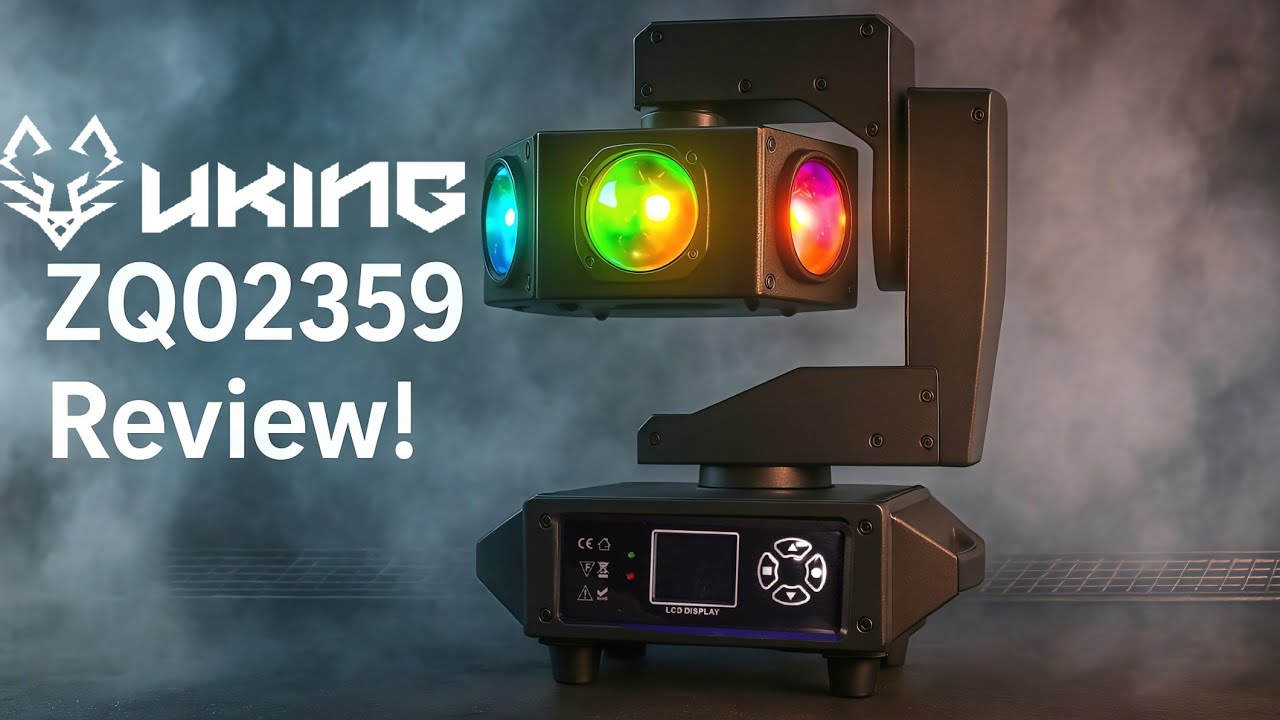 UKING | ZQ02359 | 6x40w RGBW LED | Moving Head | Beam PRO | Review