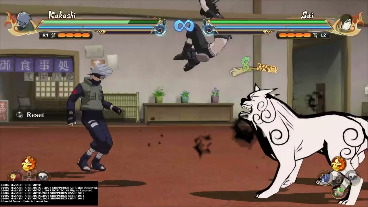 Naruto Storm Connections all up combos